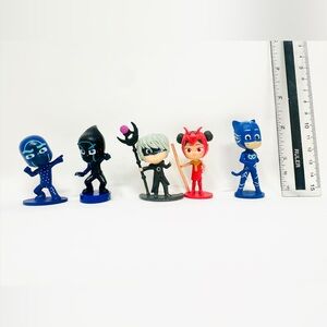 Disney PJ Masks Mini Figures Action Figures Figurines Lot Bundle Just Play Set